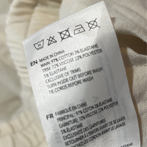 Varley Womens Celita Pant 27.5 Joggers in Beige Size XS Drawstring Athleisure - Picture 9 of 11